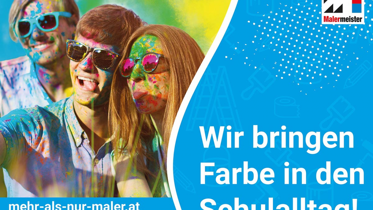 Key Visual - Wir bringen Farbe in den Schulalltag