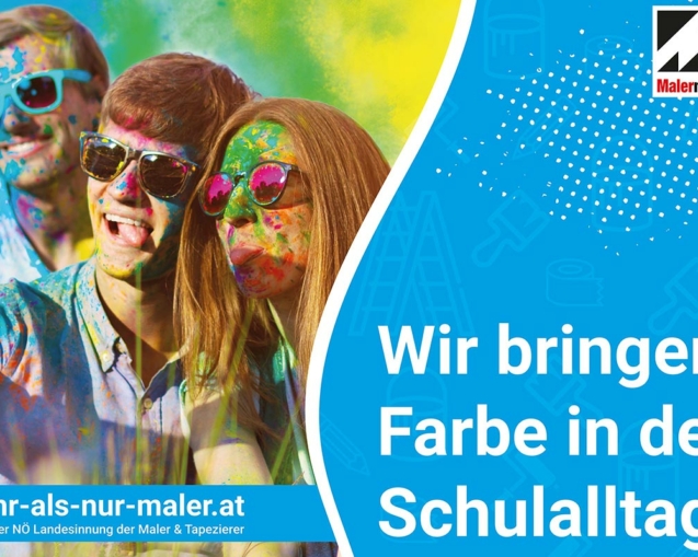 Key Visual - Wir bringen Farbe in den Schulalltag