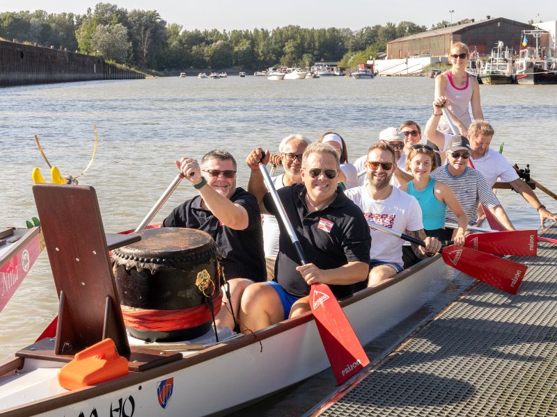 Drachenbootfahrt beim 1.Familientag