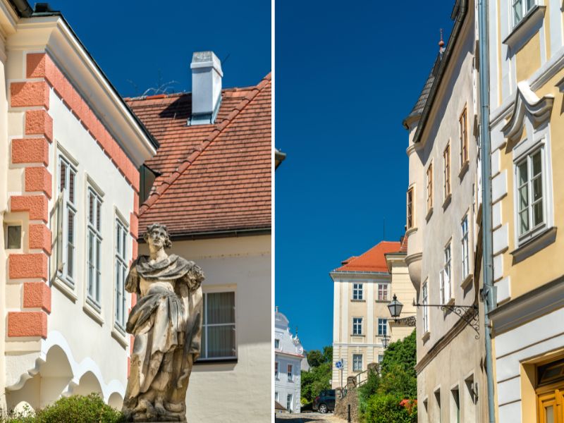Historische Fassaden in Krems an der Donau