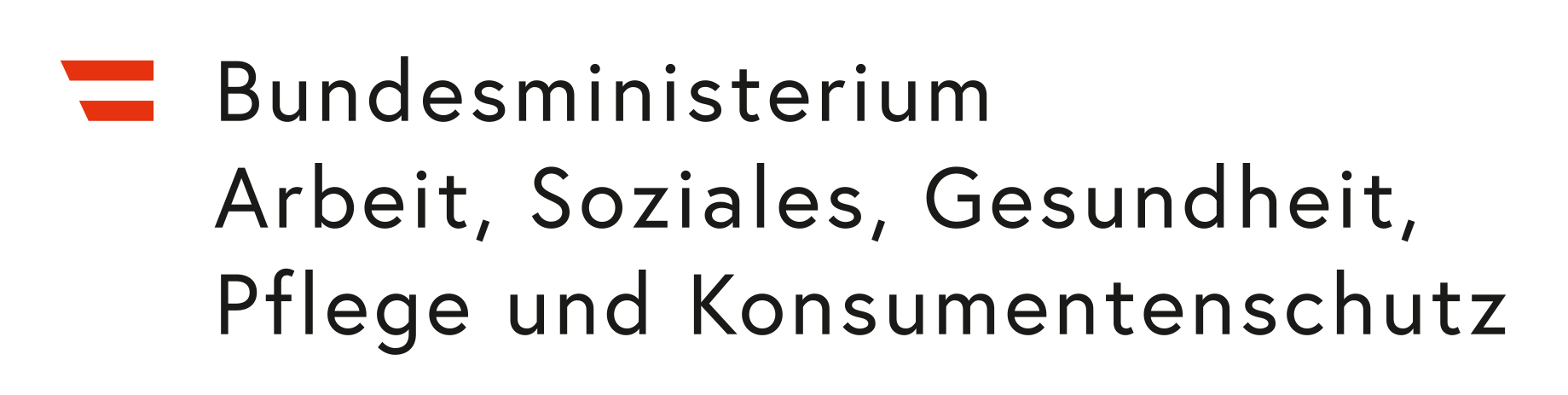 Logo Bundesministerium für Arbeit, Soziales, Gesundheit, Pflege und Konsumentenschutz