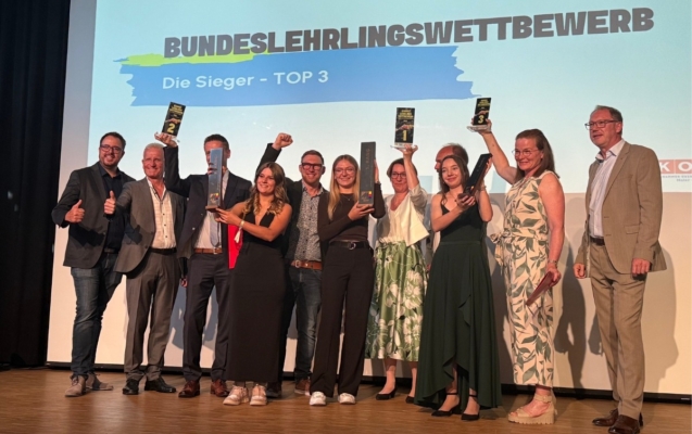 Bundeslehrlings-Wettbewerb 2026 - die Top 3