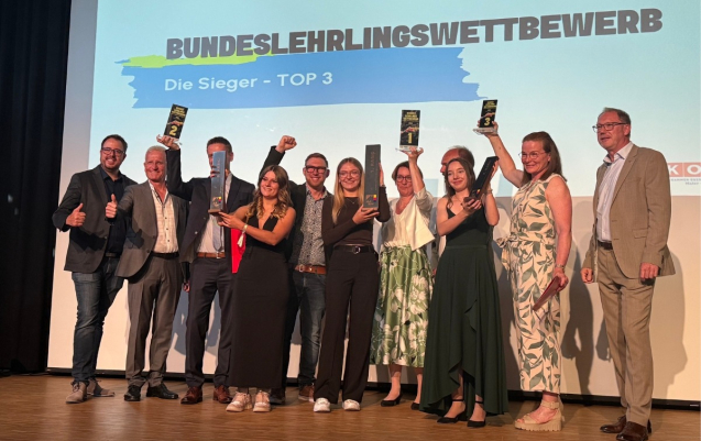 Bundeslehrlings-Wettbewerb 2026 - die Top 3