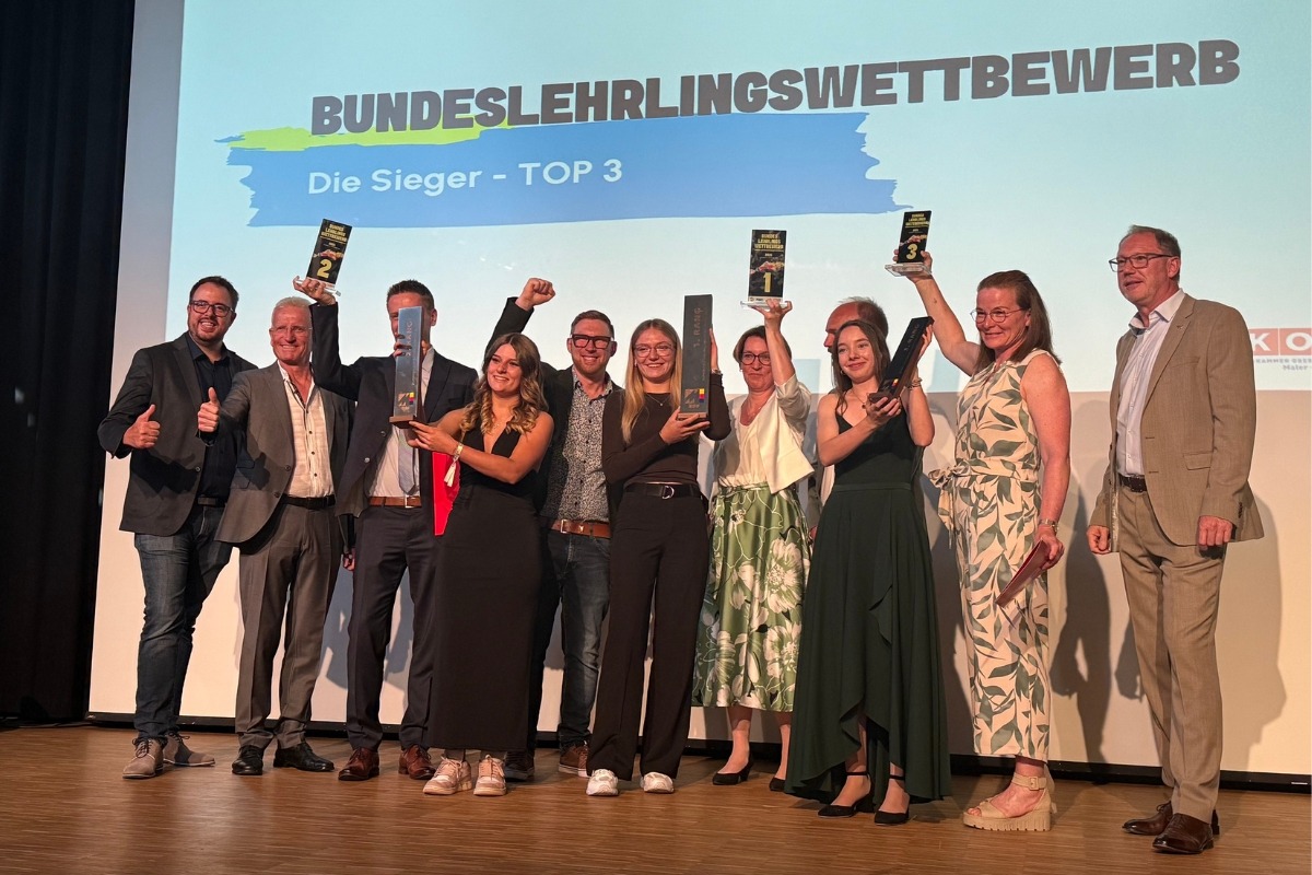 Bundeslehrlings-Wettbewerb 2026 - die Top 3