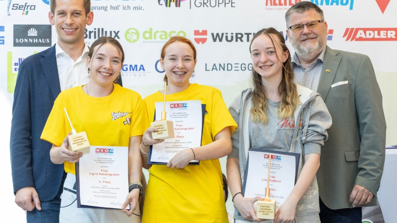 Landeslehrlings-Wettbewerb 2026 - Die Top 3