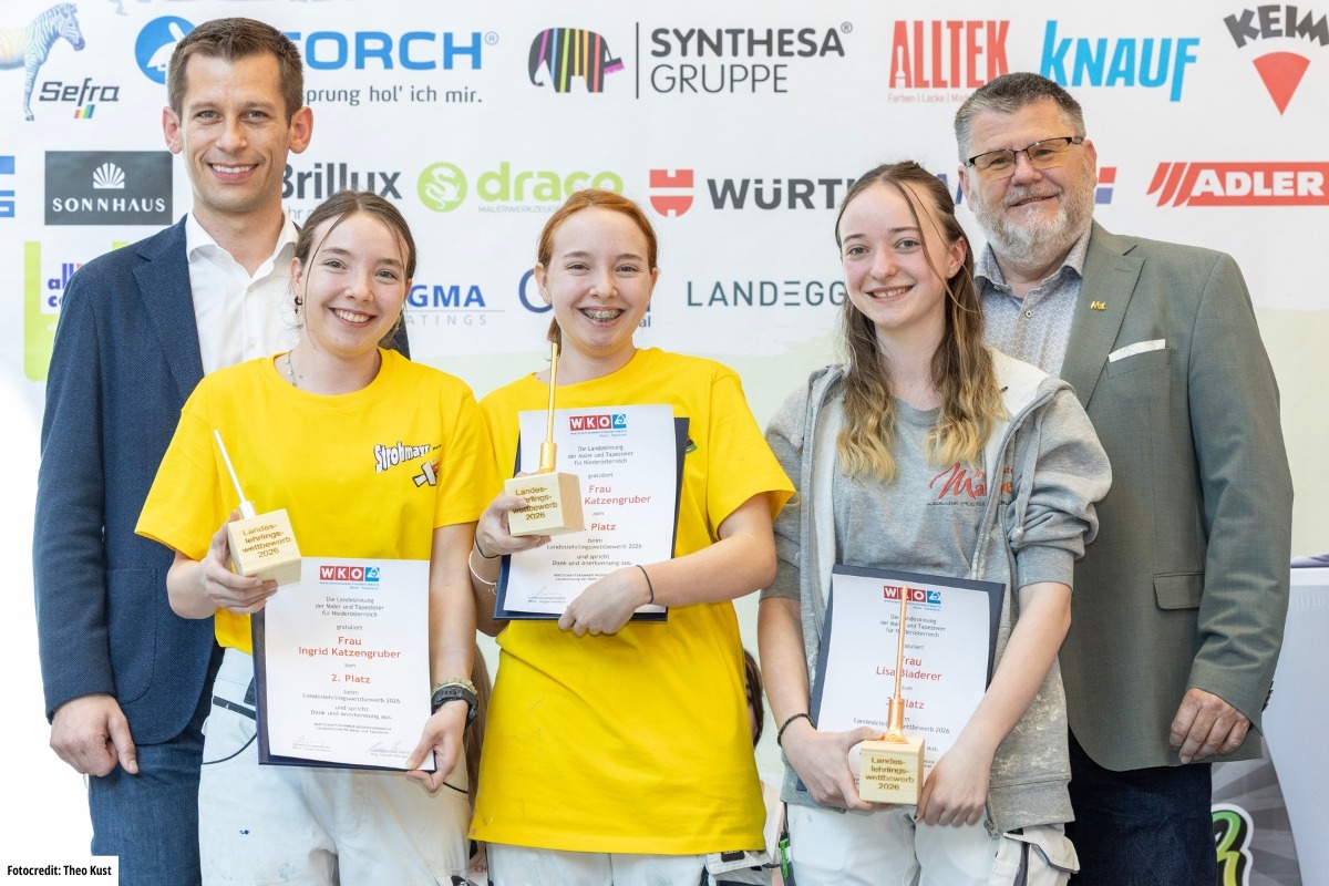 Landeslehrlings-Wettbewerb 2026 - Die Top 3