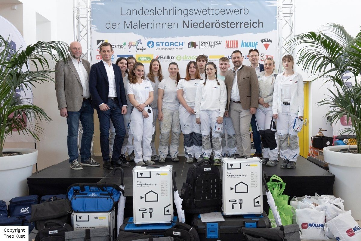 Teilnehmer:innen beim Landeslehrlingswettbewerb 2025 Teilnehmer:innen beim Landeslehrlingswettbewerb 2025
