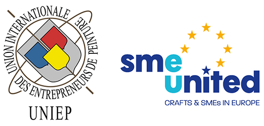 Logos UNIEP und SMEunited